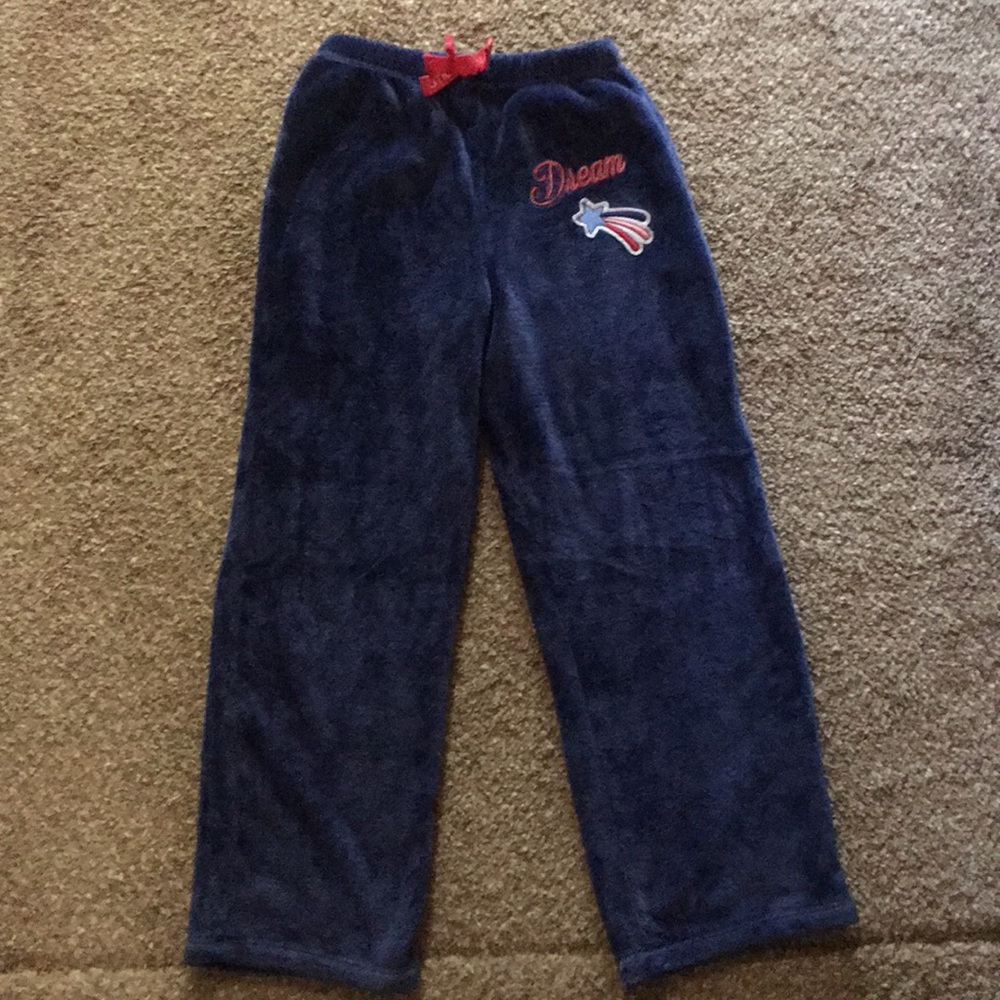 Girls size 12 Nautica  plush pajama pants